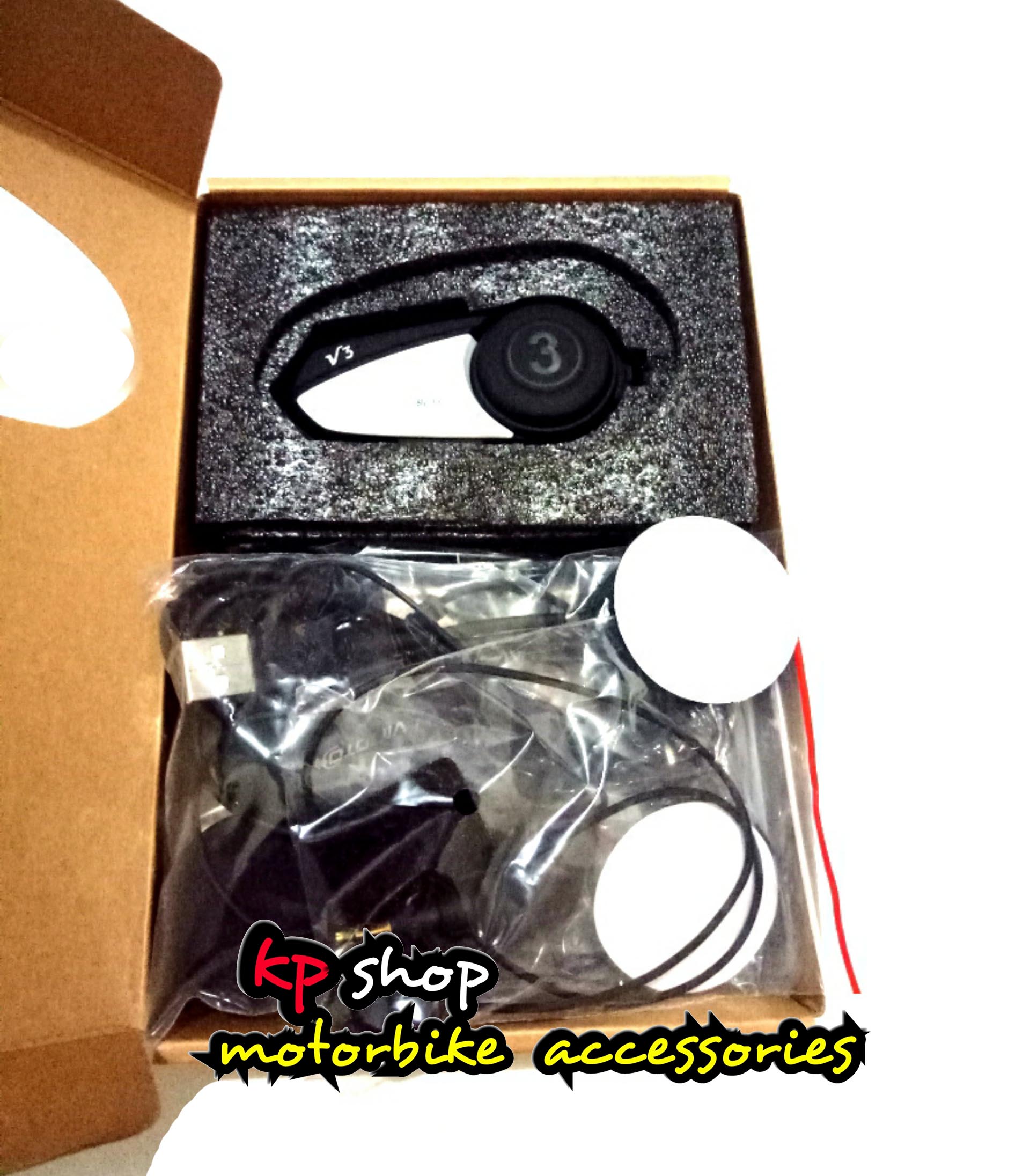 บลูทูธติดหมวก vimoto v3