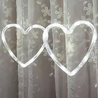 ไฟประดับตกเเต่งปีใหม่ ไฟม่าน led รูปหัวใจ [กดเลือกเเสง] เเสงขาว white / warmwhite / rgb ปรับได้ 8 โหมด เลือกไฟนิ่งหรือไฟกระพริบได้ ใช้สำหรับเป็นไฟเเฟนซีประดับอาคาร สถานที่ ตกเเต่งสวน งานปีใหม่ งานลอยกระทง ไฟประดับห้อง ไฟตกเเต่ง led ไฟปีใหม่ ไฟคริสมาส
