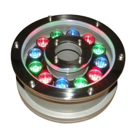 ✅งานสเปค ราคาผู้ผลิต💦ไฟใต้น้ำ led เเบบวงแหวนโดนัท สเเตนเลสเเท้ 12V เเสงขาว warm สลับสีRGB ไฟใต้น้ำบ่อปลา ไฟน้ำพุ สระว่ายน้ำ