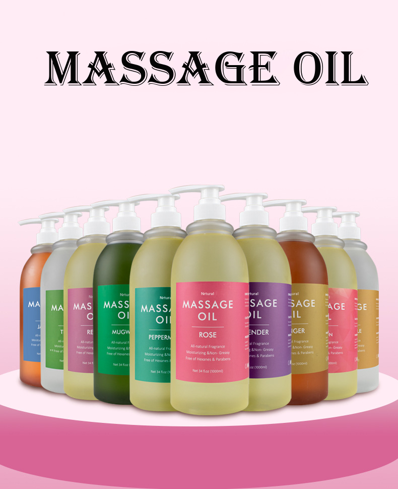 Massage Oil น้ำมันนวดตัว น้ำมันสปา ขนาด 1000 ML.