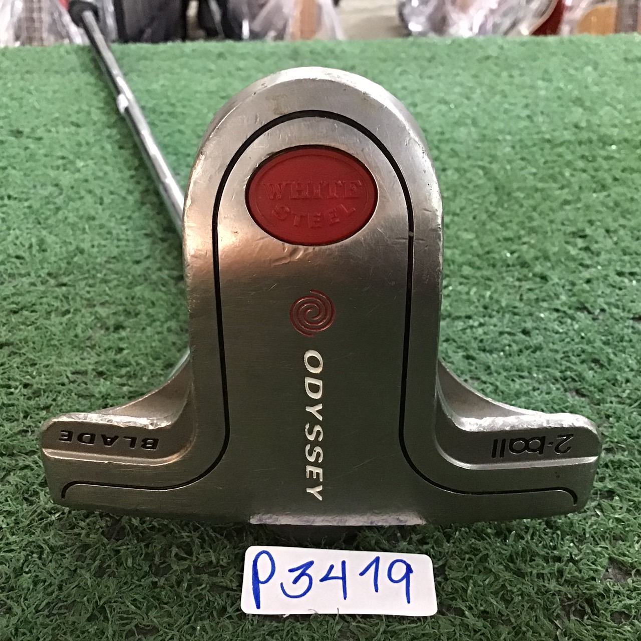 PUTTER ODYSSEY : 2-ball BLADE ก้านเหล็ก