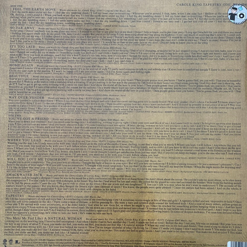 แผ่นเสียง Carole King - Tapestry , Vinyl, LP, Album, Reissue, Gatefold มือหนึ่ง ซีล