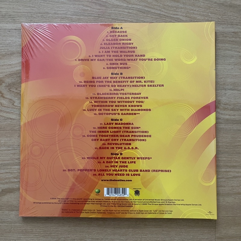 แผ่นเสียง The Beatles Love * 26 tracks ,2 LP, Album, Reissue, Remastered, Gatefold แผ่นเสียงมือหนึ่ง ซีล