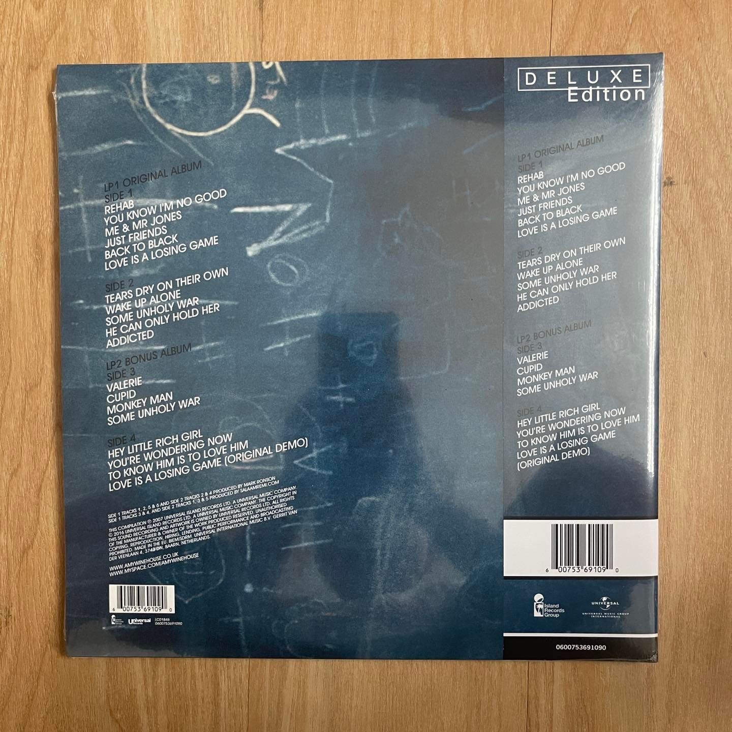 แผ่นเสียง Amy WINEHOUSE – Back To Black ** Deluxe Edition 2 LP, Reissue, Remastered, 180 Gram