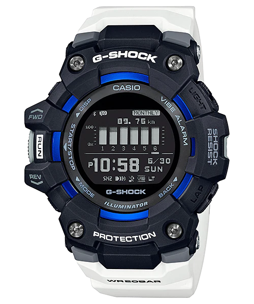 Casio G-Shock Bluetooth® (เพื่อการออกำลังกาย นับก้าวได้) รุ่น GBD-100-1A7