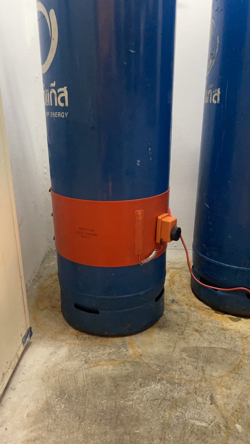 JRL Heat-Belt 1400w เข็มขัดอุ่นถังแก๊ส รุ่นปรับอุณหภูมิได้