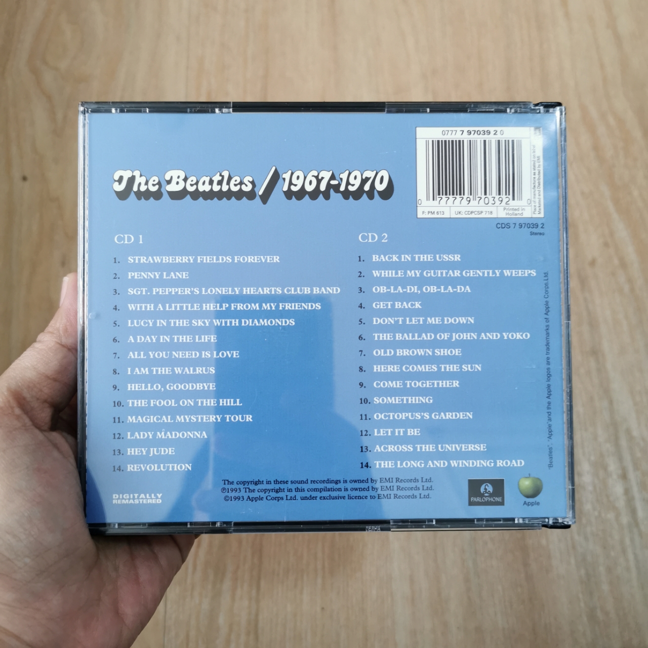 แผ่น CD ซีดีเพลง The Beatles – 1967-1970 ,2 x CD, Compilation, มือสอง สภาพดี