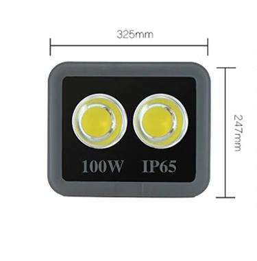 โคมสปอร์ตไลท์ led 100W LED FLOODLIGHT 100 watt led spotlight Super Bright รุ่นตาโต เเสงพุ่ง งานคุณภาพ ทนทาน - โคมไฟเเอลอีดีสปอร์ตไลท์ วัตต์สูง ใช้สำหรับไฟส่องป้ายโฆษณา ไฟส่องสว่างนอกอาคาร สนามฟุตบอล ลานจอดรถ [ กดเลือกเเสง เเสงขาว white / เเสง warmwhite