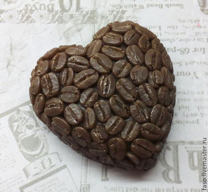แม่พิมพ์รูปหัวใจกาแฟ ขนาด 100 กรัม