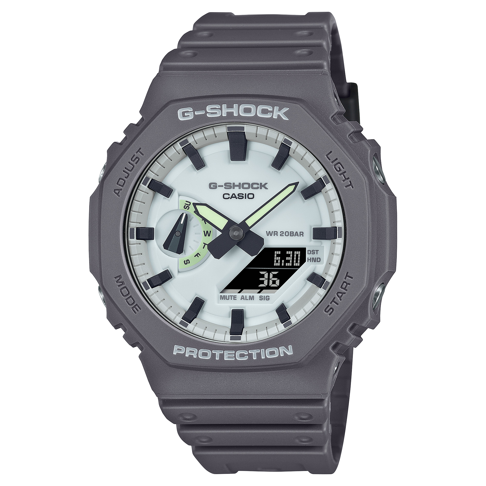GA-2100HD-8A | อะนาล็อก-ดิจิตอลมาตรฐาน | ซีรีส์ 2100 | G-SHOCK | นาฬิกา | CASIO