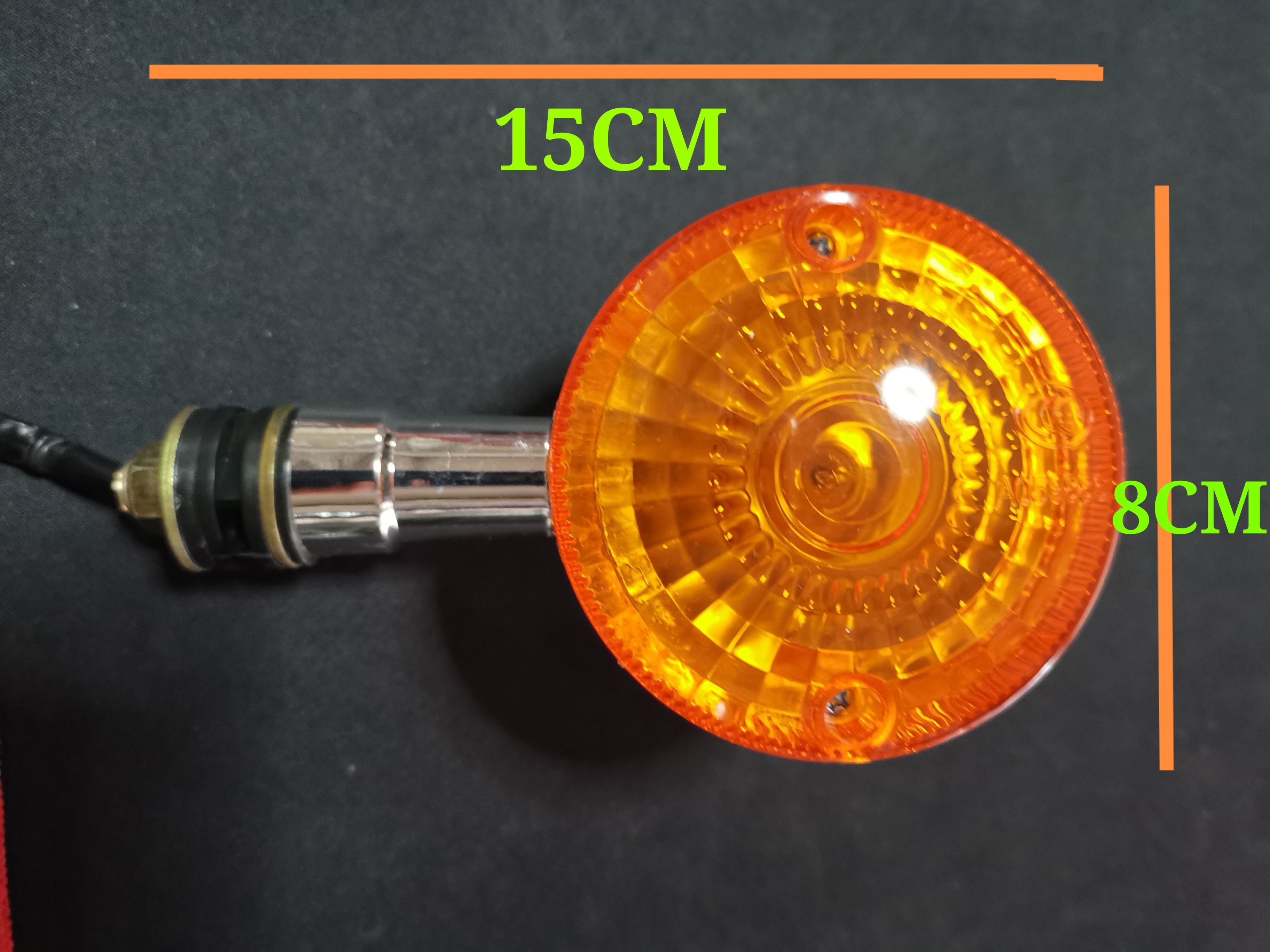 ไฟเลี้ยว มอเตอร์ไซค์ แนวช้อปเปอร คัสตอม (ไซค์ใหญ่)