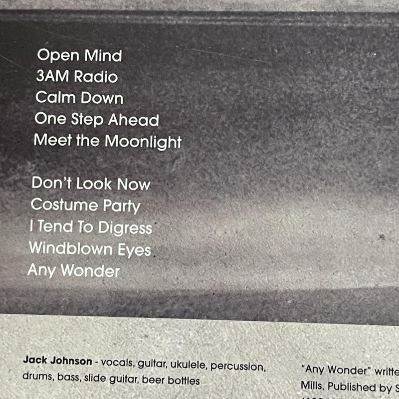 แผ่นเสียง Jack Johnson - Meet The Moonlight ,Vinyl, LP, Stereo ,Canada แผ่นเสียงมือหนึ่ง ซีล