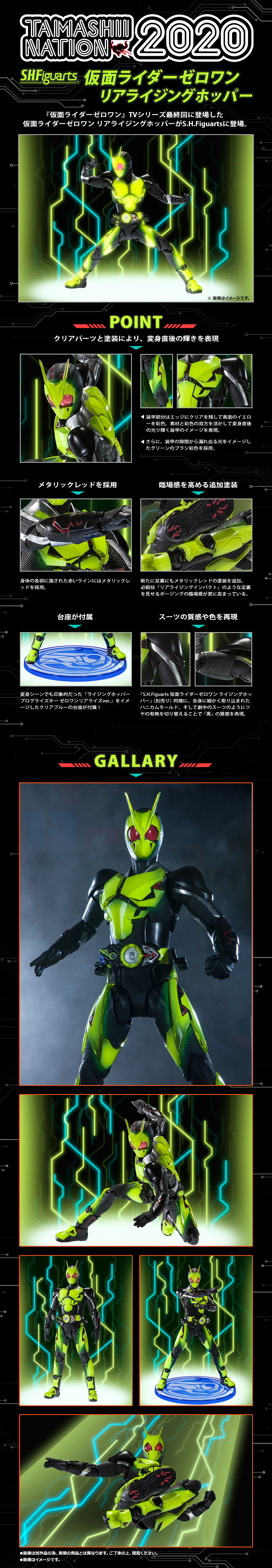 S.H.Figuarts Kamen Rider Zero-One Realizing Hopper TAMASHII NATION 2020 Ver.