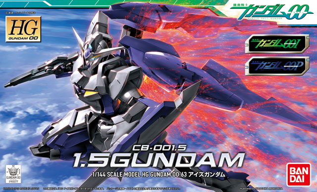 0163277 BANDAI SPIRITS GUNDAM OO HG 1/144 CB-001.5 1.5 Gundam
