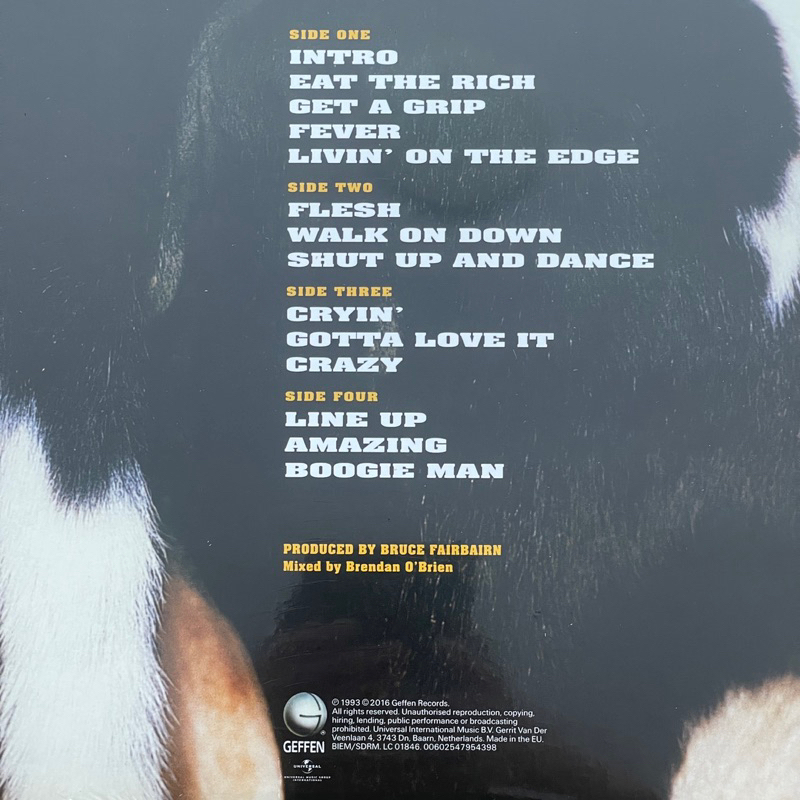 แผ่นเสียง Aerosmith – Get A Grip, 2 × Vinyl,LP, Album, Reissue, 180 gramแผ่นเสียงมือหนึ่ง ซีล