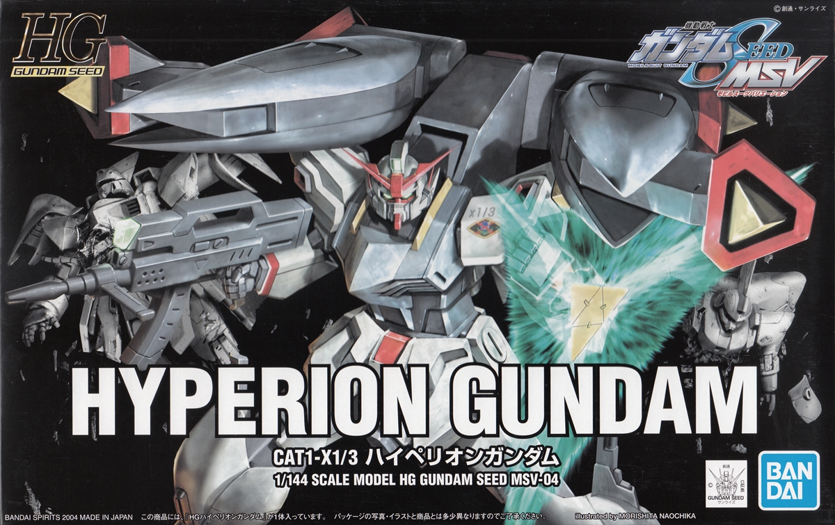 GUNDAM SEED MSV HG 1/144 CAT1-X1/3 HYPERION GUNDAM