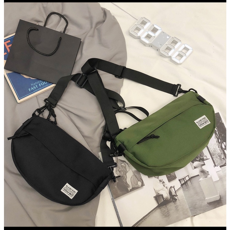 มาใหม่! NY40 กระเป๋าสะพายข้าง 4 สี สวยเท่ ผ้า Nylon กันน้ำ ผู้ชาย ผู้หญิง