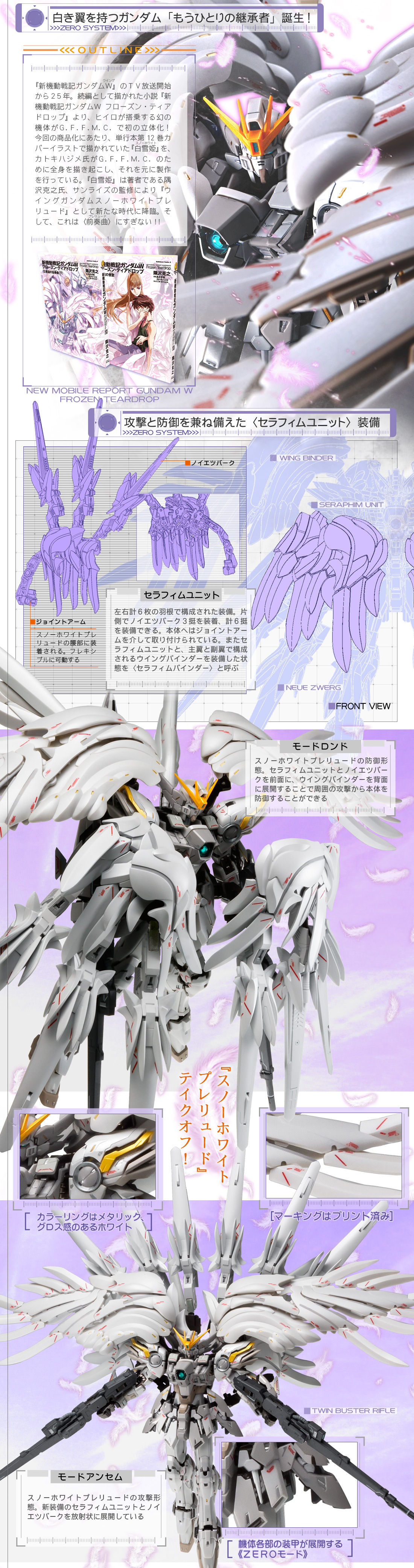 Gundam Fix Figuration Metal Composite WING Gundam Snow White Prelude