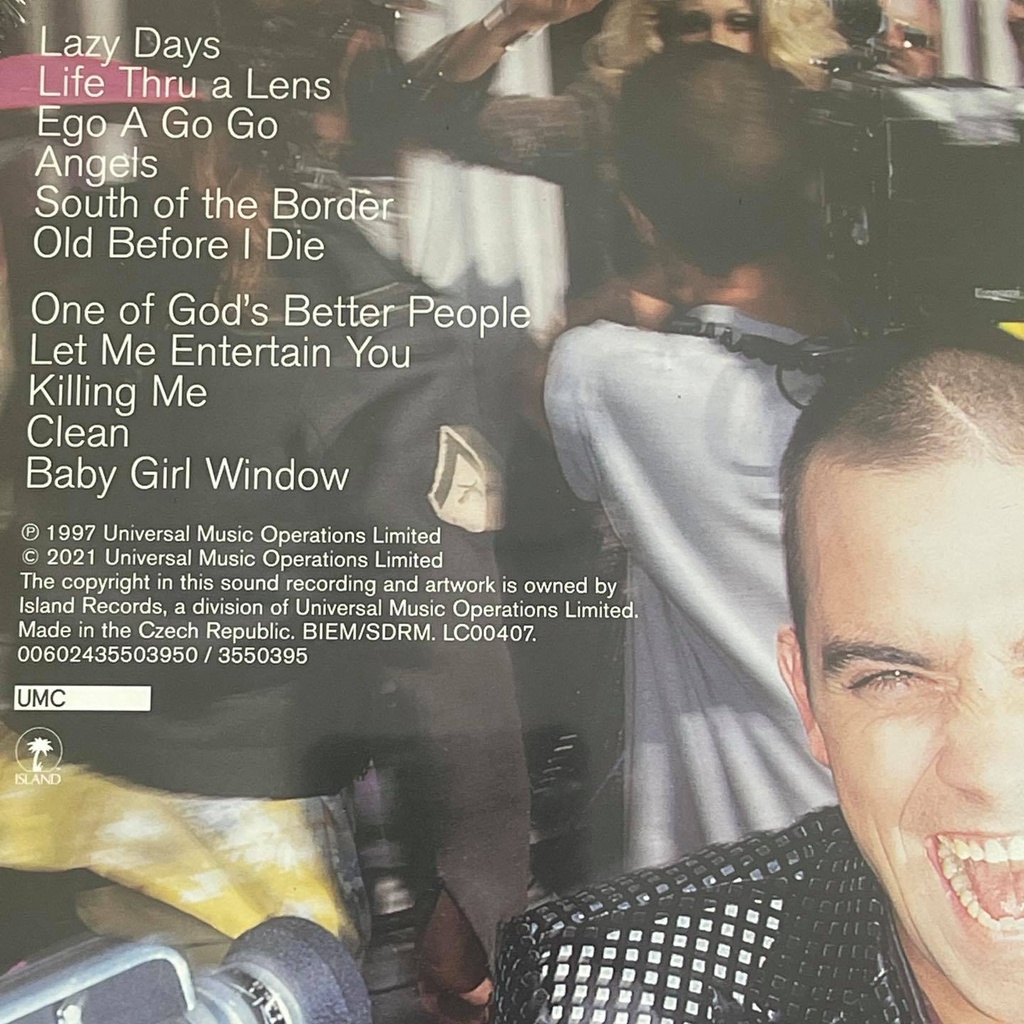 แผ่นเสียง Robbie Williams – Life Thru A Lens ,Vinyl, LP, Album, Stereo, Gatefold แผ่นเสียง มือหนึ่ง ซีล