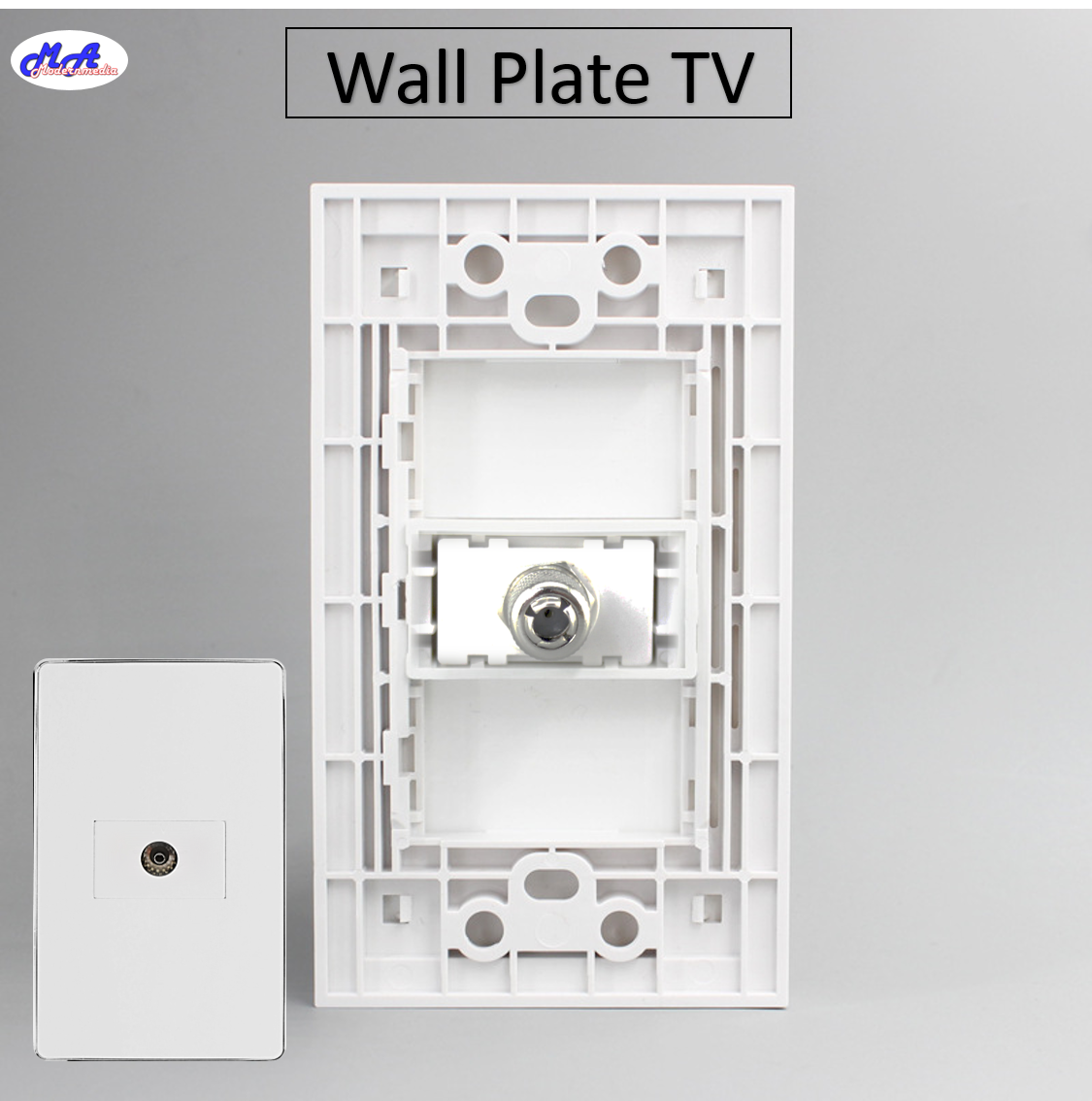 Wall plate TV