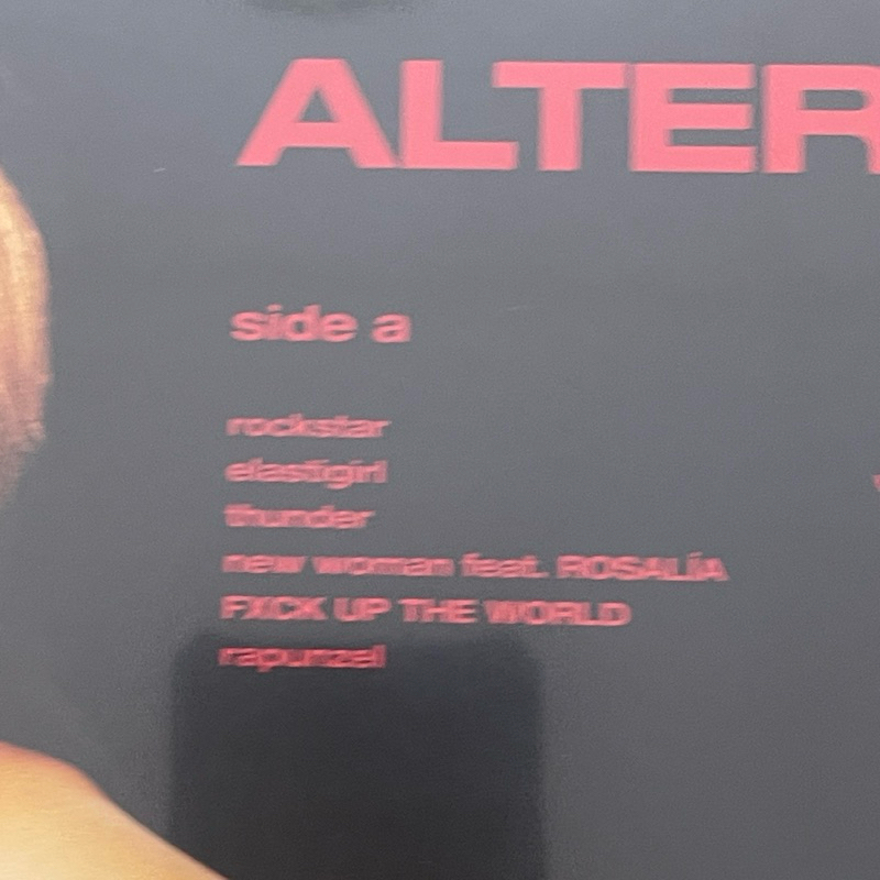 แผ่นเสียง Lisa Alter Ego ,Vinyl, LP, Album, Stereo, Black Marbled vinyl มือหนึ่ง ซีล