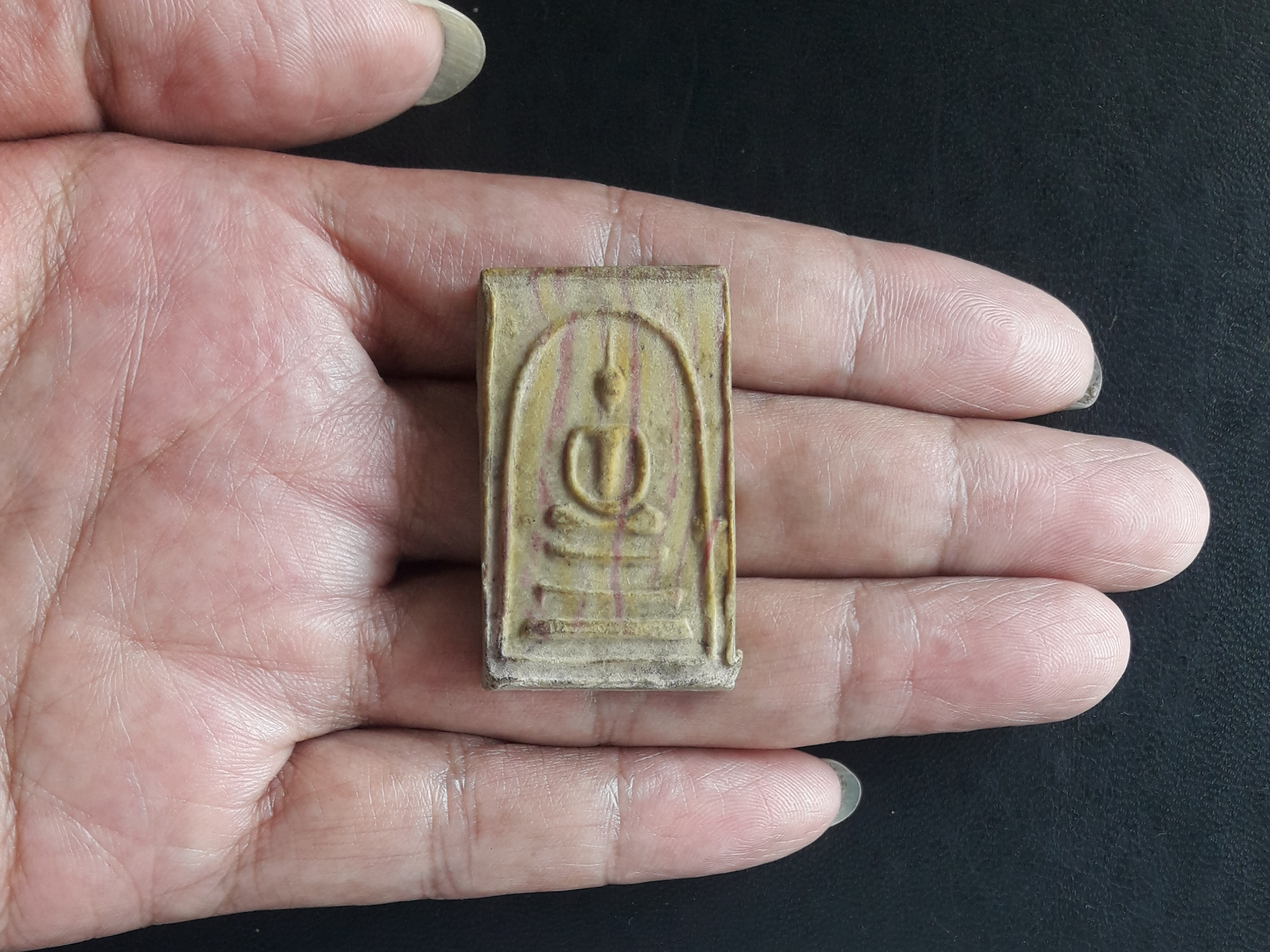 พระสมเด็จสายรุ้ง หลังยันต์นูน เจ้าคุณนรฯปลุกเสก ออกที่วัดศีลขันธาราม จ.อ่างทอง ปี 2513