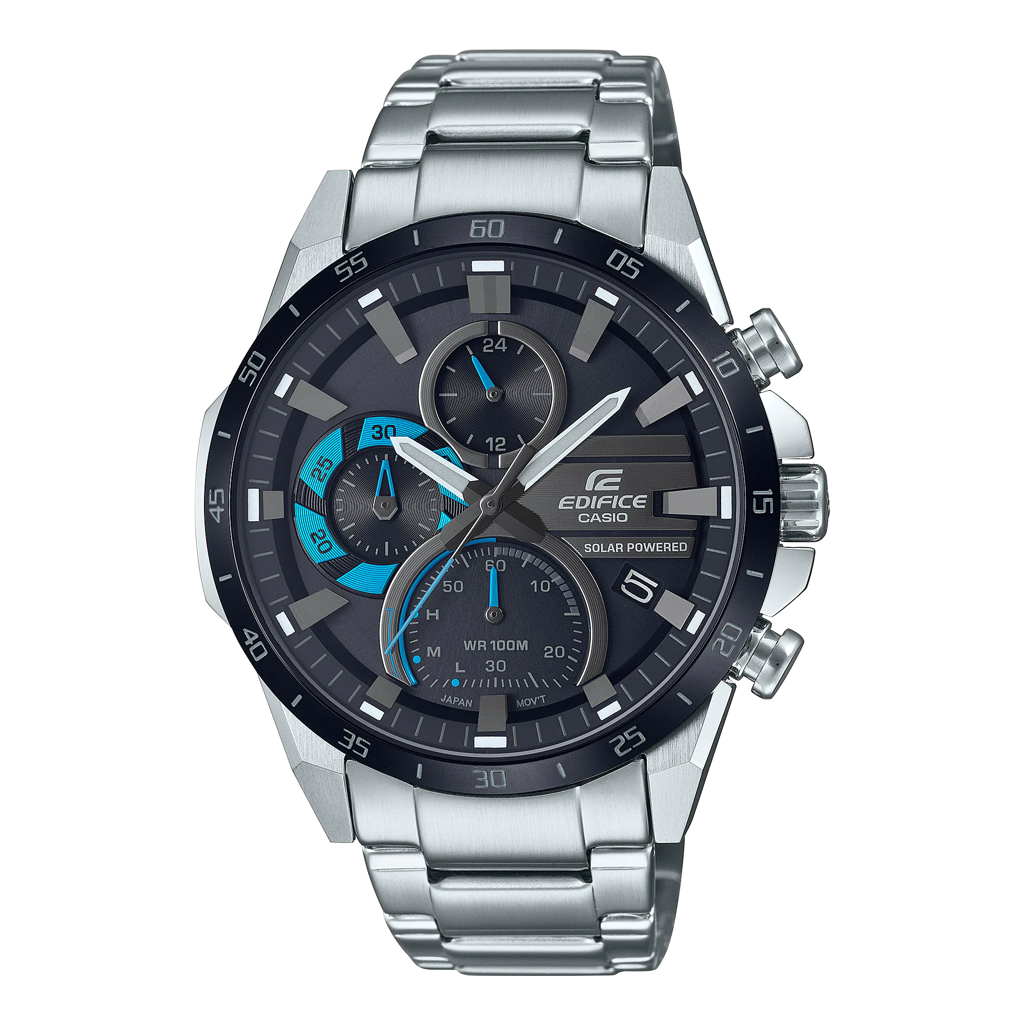 EQS-940DB-1BV | โครโนกราฟพลังงานแสงอาทิตย์ | นาฬิกา | CASIO