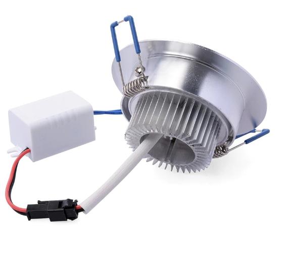 [คุ้มสุด! เเพ็ค 10 โคม] LED DOWNLIGHT โคมไฟดาว์นไลท์ 3W 5W 7W 9W 12W 15W โคมไฟตกเเต่งเพดาน โคมไฟฝังฝ้า โคมไฟส่องเฉพาะจุด เเสงwhite/warmwhite รุ่นขอบเงิน พร้อมหม้อเเปลง ติดตั้งใช้งานได้ทันที