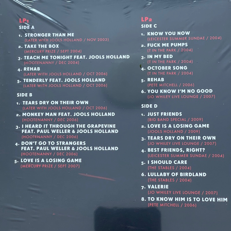 แผ่นเสียง Amy Winehouse – At The BBC , 3 × Vinyl, LP, Album, 180g made in germany แผ่นเสียงมือหนึ่ง ซีล