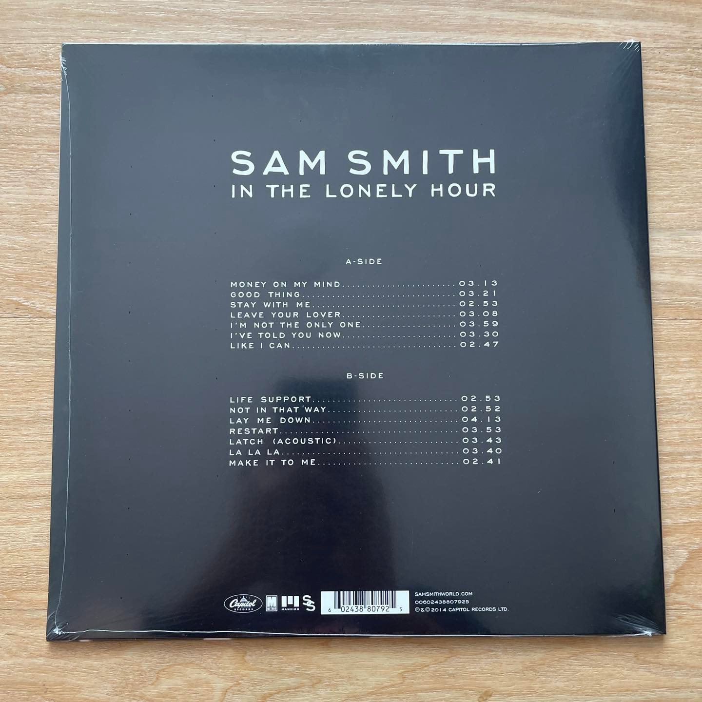 แผ่นเสียง Sam Smith– In The Lonely Hour , Vinyl, LP, Album แผ่นเสียงมือหนึ่ง ซีล