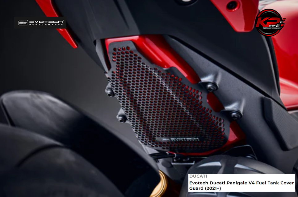 การ์ดถังน้ำมัน Evotech Ducati Panigale V4 Fuel Tank Cover Guard (2021+)