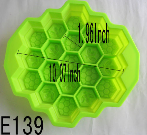 แม่พิมพ์ รูปรวงผึ้ง 19 ช่อง -001884