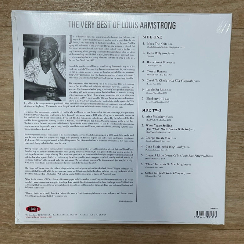 แผ่นเสียง Louis Armstrong – The Very Best of Louis Armstrong ,Vinyl, LP, Compilation,EU มือหนึ่ง ซีล