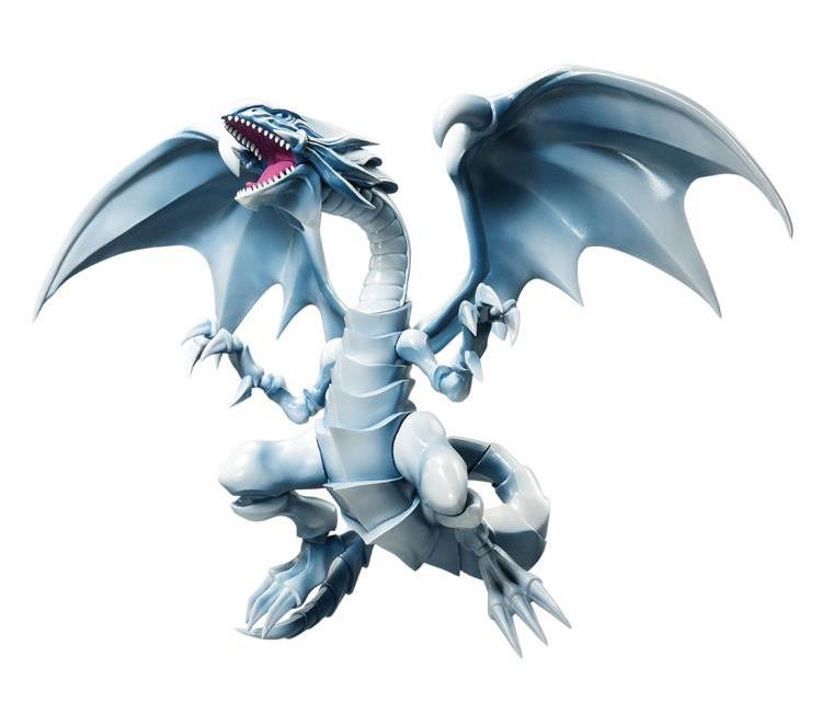 BANPRESTO YU-GI-OH DUEL MONSTERS BLUE-EYES WHITE DRAGON & RED-EYES BLACK DRAGON FIGURE