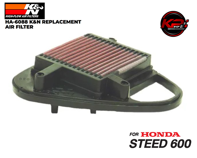 กรองอากาศ K&N FOR HONDA STEED 600/400 (HA 6088)