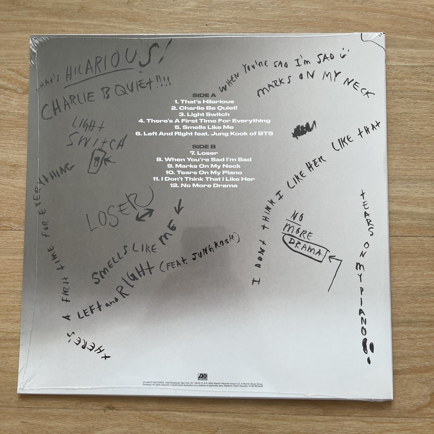 แผ่นเสียง Charlie Puth - CHARLIE, Vinyl, LP, Album,USA มือหนึ่ง ซีล