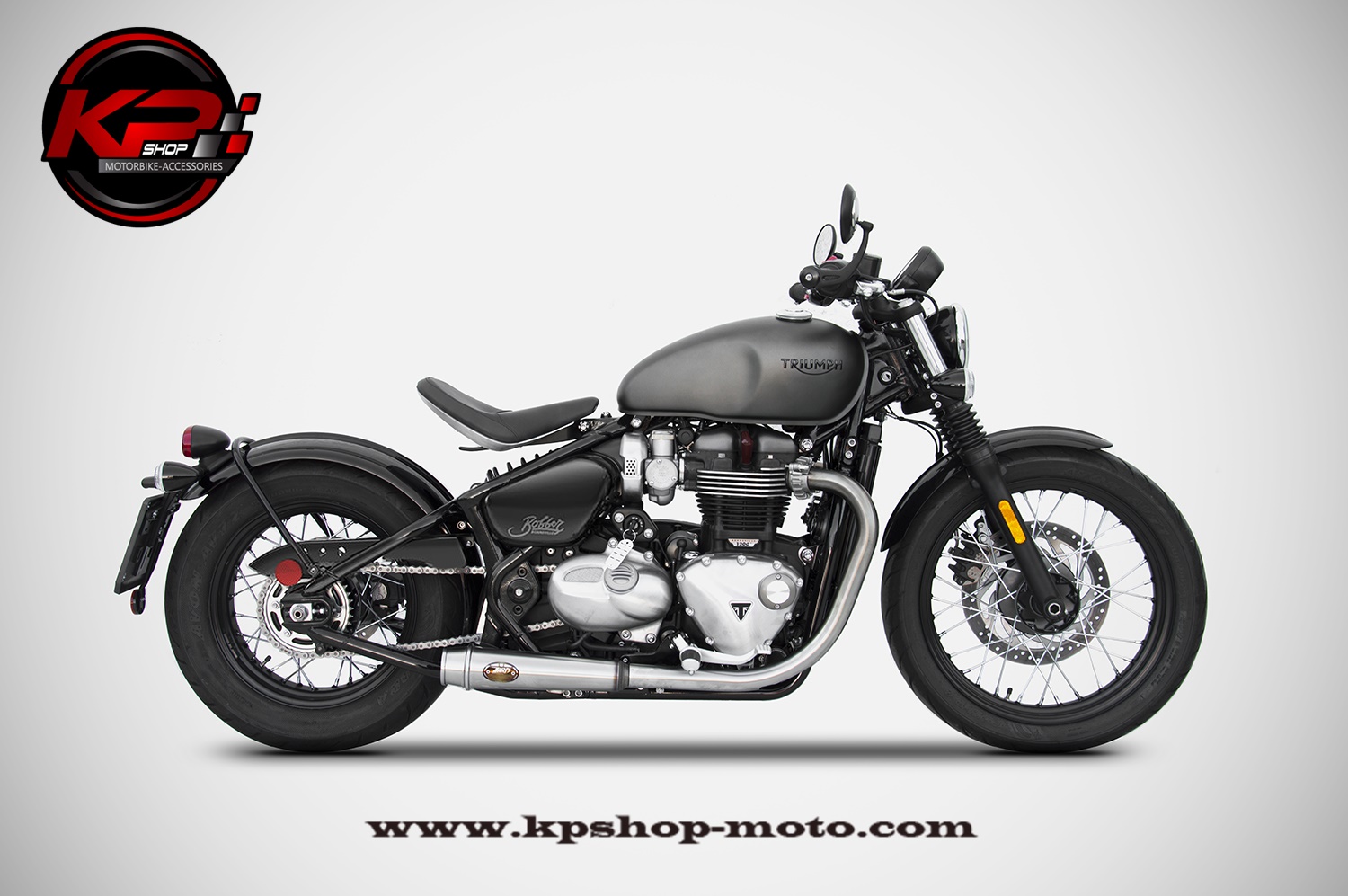 ZARD EXHAUST FOR TRIUMPH BOBBER