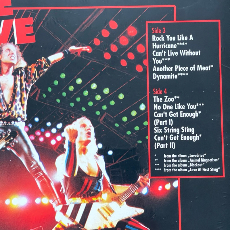 แผ่นเสียง Scorpions World Wide Live 2LP+CD (50th Anniversary Deluxe Edition) ,Vinyl ,LP มือหนึ่ง ซีล