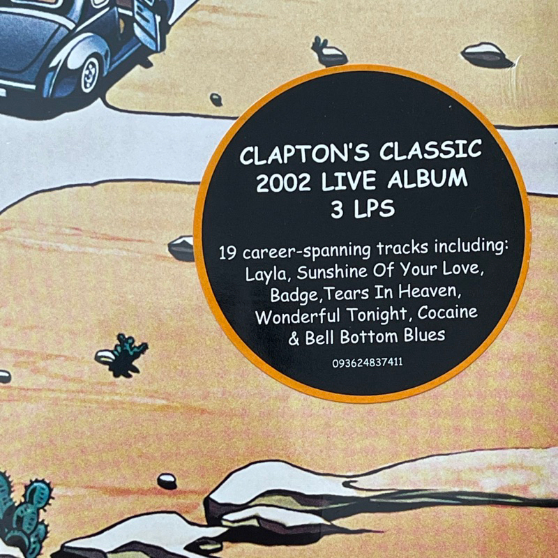 แผ่นเสียง Eric Clapton - One More Car, One More Rider (Live On Tour 2001) USA แผ่นเสียงมือหนึ่ง ซีล