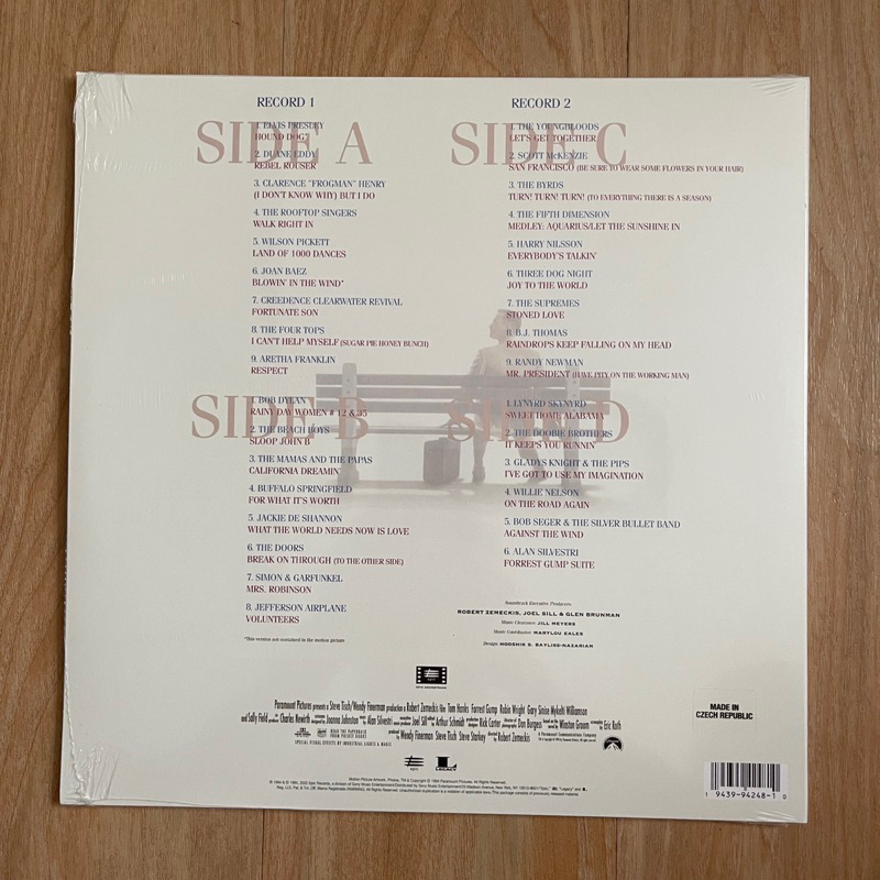แผ่นเสียง – Forrest Gump (The Soundtrack) ,2 Vinyl, LP, Repress, Stereo ,EU มือหนึ่ง ซีล
