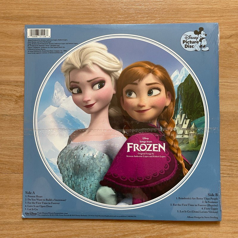 แผ่นเสียง Songs From Frozen , Vinyl, LP, Album, Picture Disc ,มือหนึ่ง ซีล