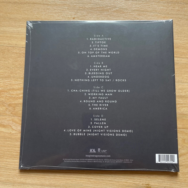 แผ่นเสียง Imagine Dragons - Night Visions *10th Anniversary , 2 x Vinyl, LP, Limited,USA ,มือหนึ่ง ซีล