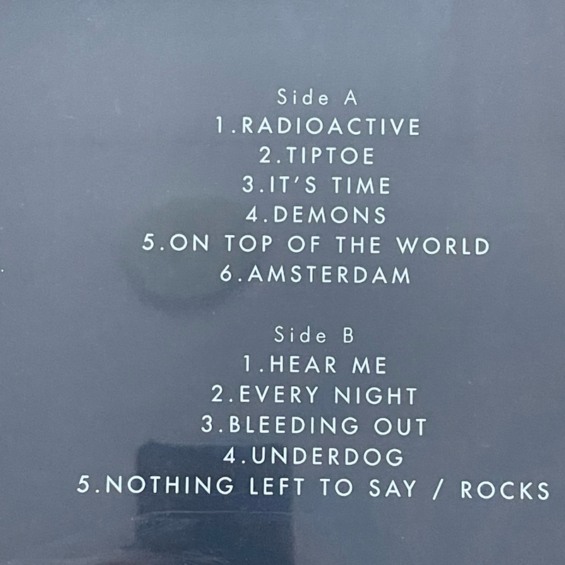 แผ่นเสียง Imagine Dragons Night Visions , Vinyl, LP, Album แผ่นเสียงมือหนึ่ง ซีล*ปกมีรอยพับ