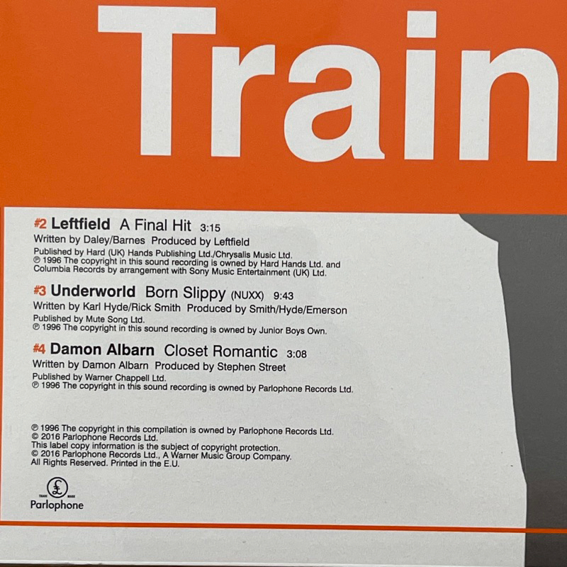 แผ่นเสียง Various – Trainspotting , 2 x Vinyl, LP, Compilation, Reissue, 20th Anniversary ,EU ,มือหนึ่ง ซีล