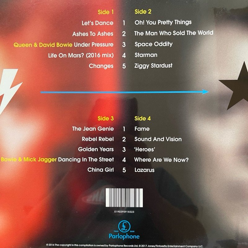 แผ่นเสียง David Bowie – Legacy **2 x Vinyl, LP, Compilation,180 Gram มือหนึ่ง ซีล