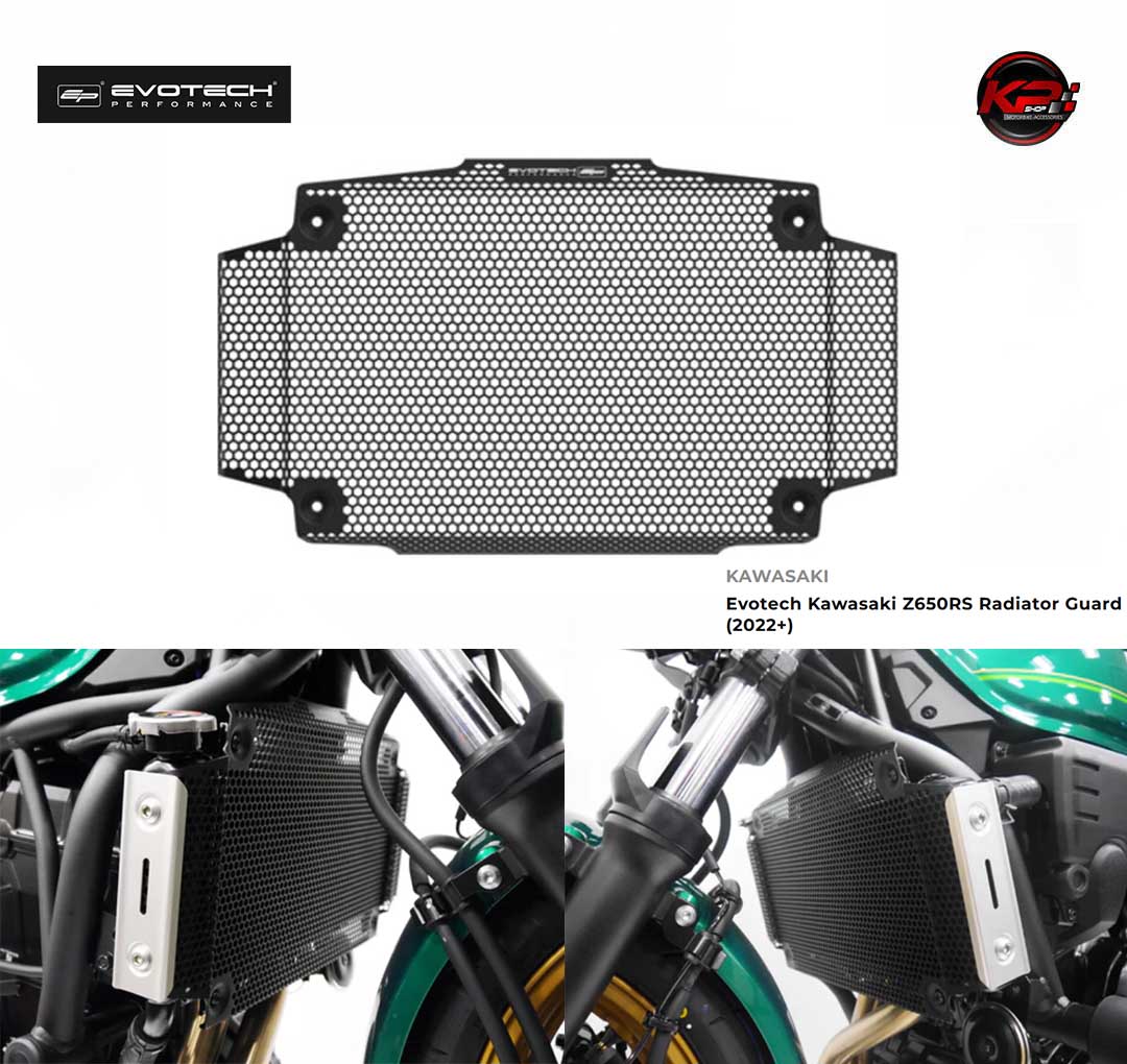 การ์ดหม้อน้ำ Evotech Kawasaki Z650RS Radiator Guard (2022+)