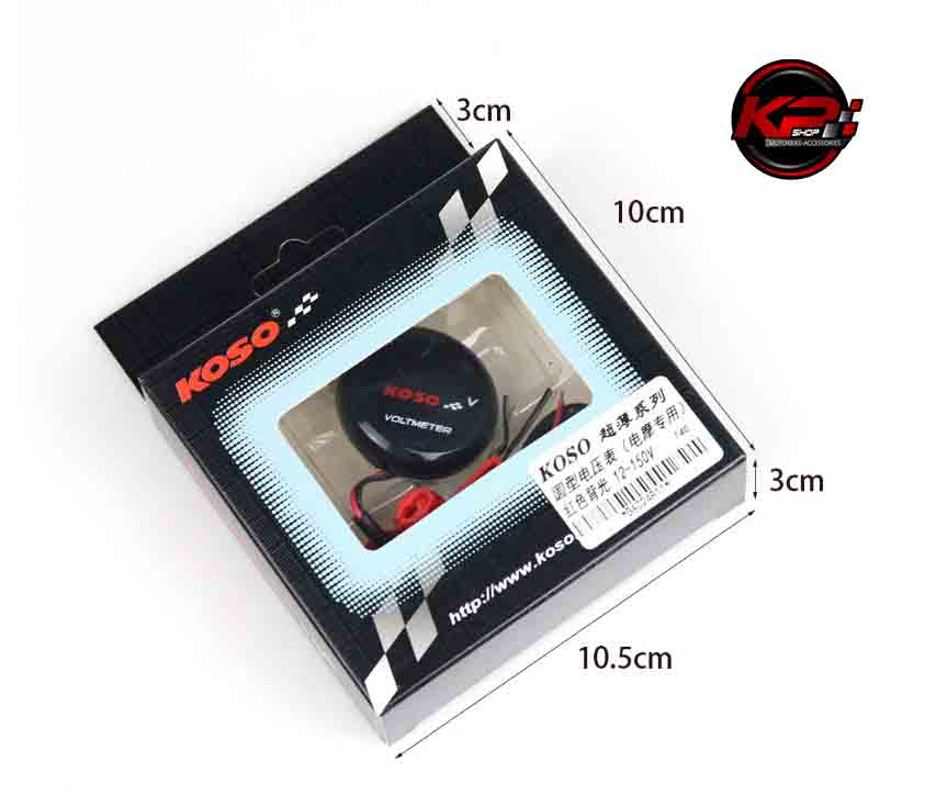 ตัววัดโวลท์ สำหรับ มอเตอร์ไซค์/รถยนต์