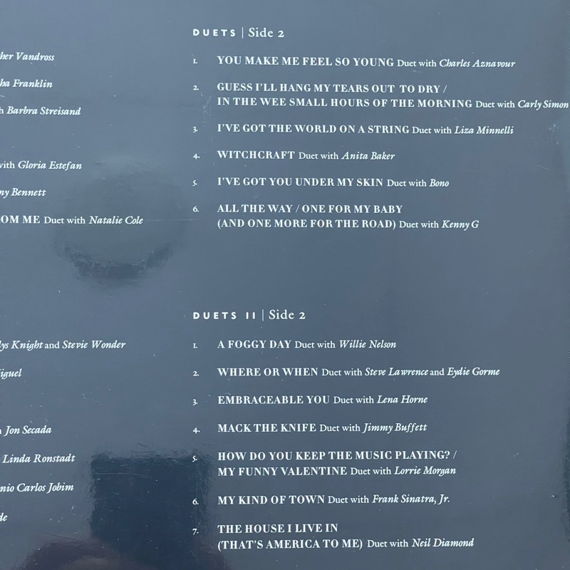 แผ่นเสียง Frank Sinatra - Duets (Twentieth Anniversary) ,Vinyl, LP, Album, Reissue, มือหนึ่ง ซีล