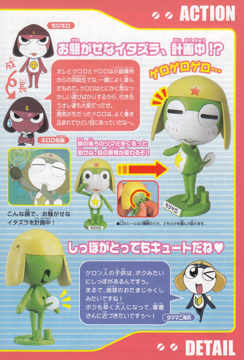 1059244 BANDAI SPIRITS KERORO GUNSO PLAMO COLLECTION CHIBI-KERO KERORO GUNSO CHILDHOOD