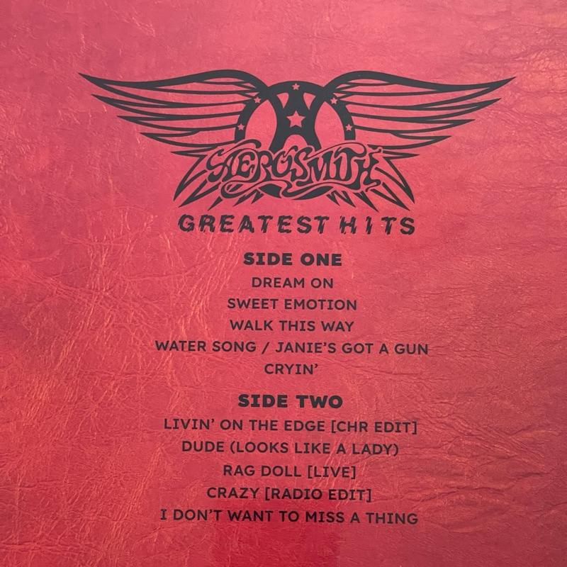 แผ่นเสียง Aerosmith - Greatest Hits ,Black Vinyl, LP, Compilation, Stereo ,มือหนึ่ง ซีล